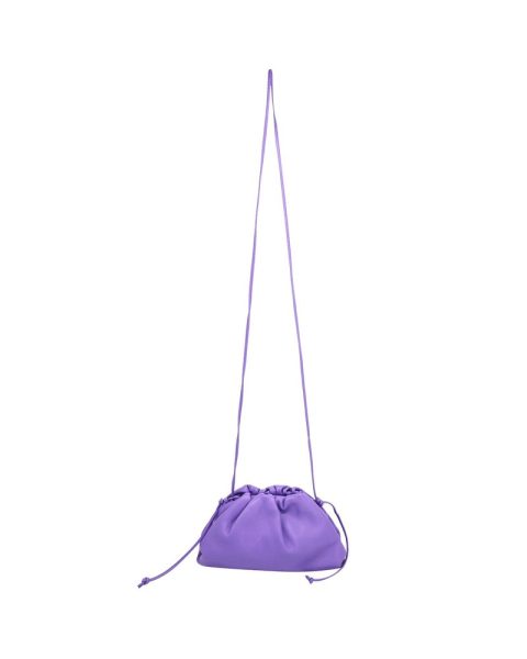 Bottega Veneta Mini Pouch Clutch in Purple Leather 7707794931772