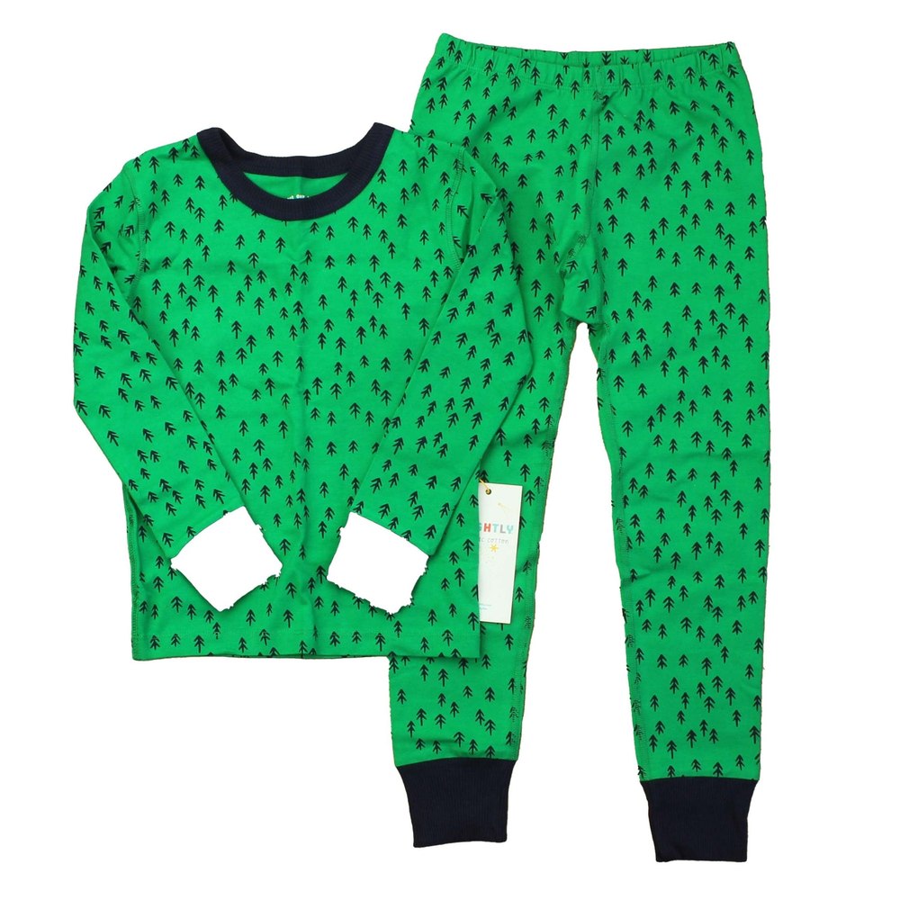 Mightly Boys Green | Blue 2-piece Pajamas 7805987520572