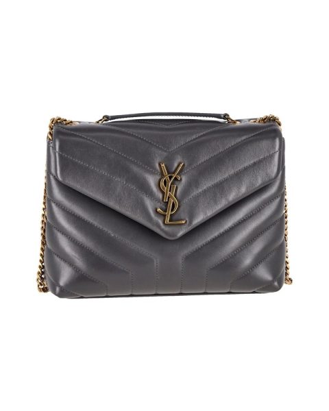Saint Laurent Small Loulou Shoulder Bag in Black Leather 7707795914812