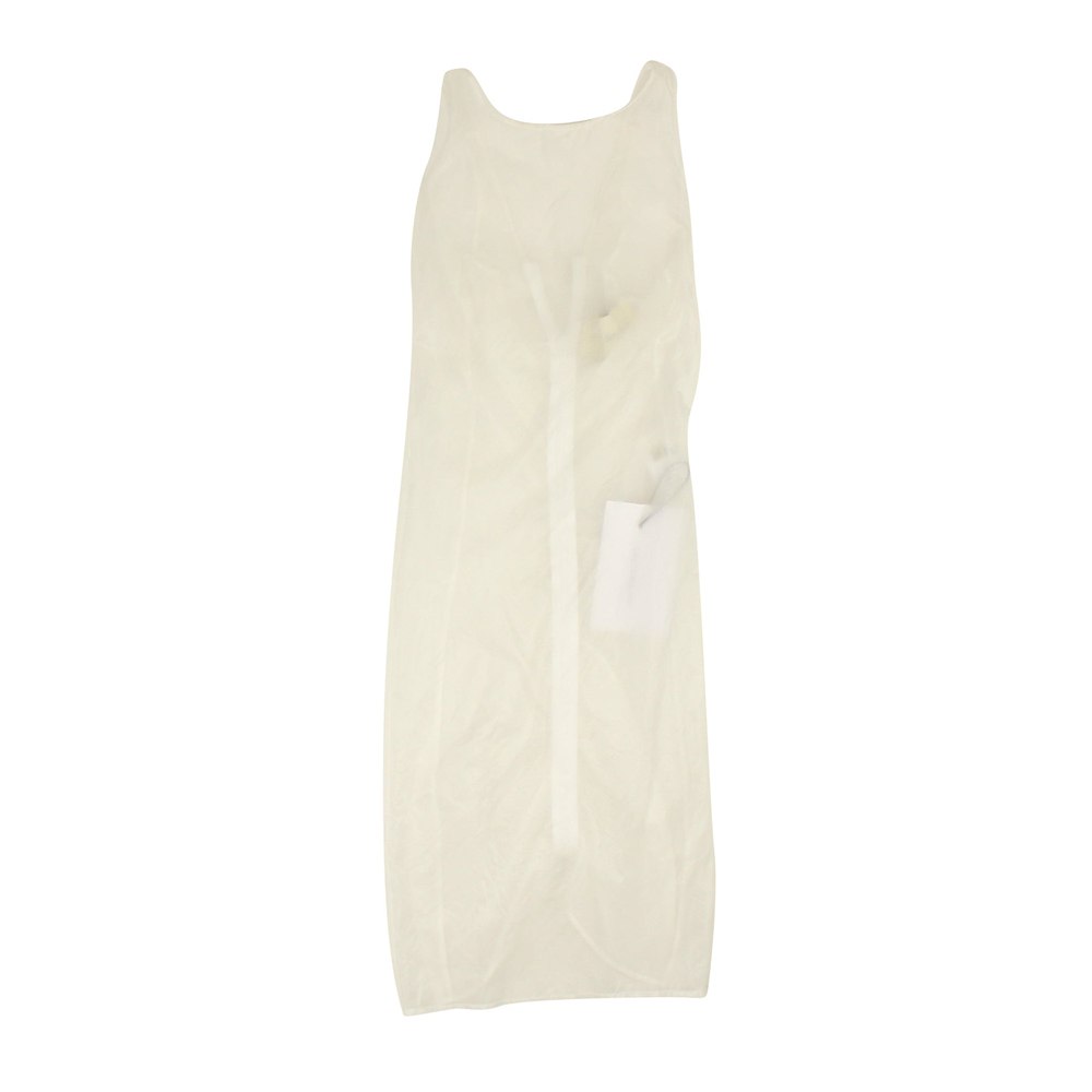 WHITE CONDOM DRESS