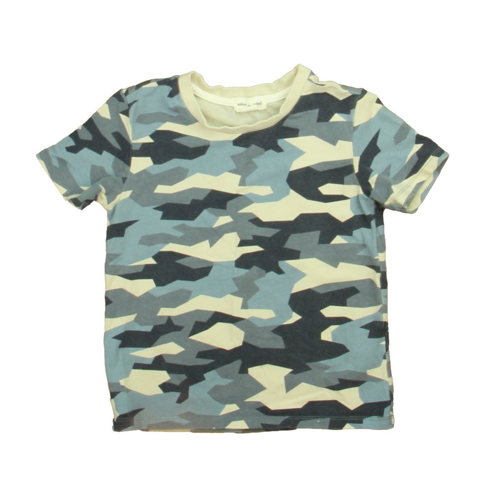 Miles the Label Boys Blue Camo T-Shirt 7805994238012