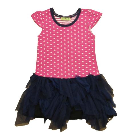 Little Mass Girls Pink | Navy Dress 7806004133948