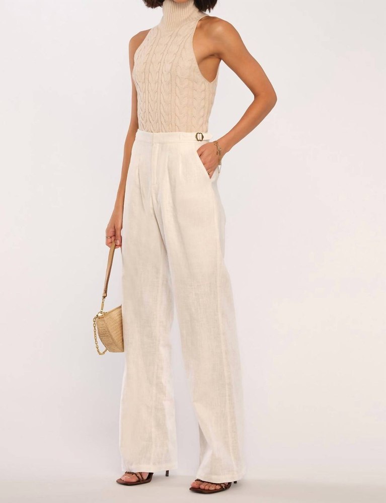 Lucca Pants In Eggshell 7707827732540