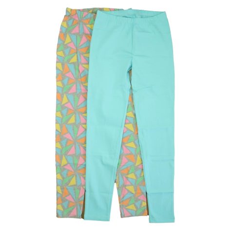 Mightly Girls Turquoise | Gray Leggings 7806011408444
