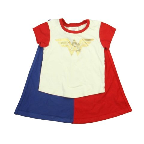 Hanna Andersson Girls Red | White Wonder Woman T-Shirt 7806006657084