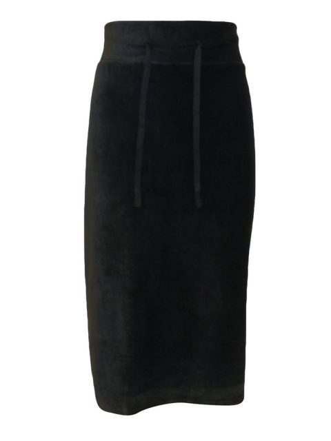 Women’s Velour Sport Skirt In Black