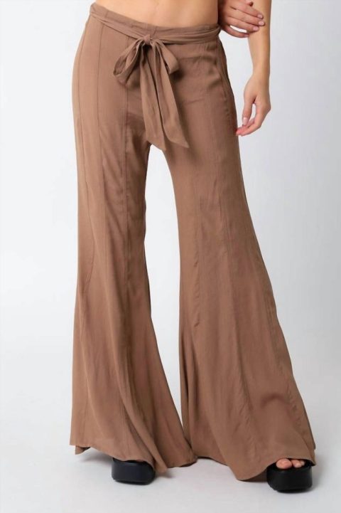 Sabrina Flare Pant In Earth
