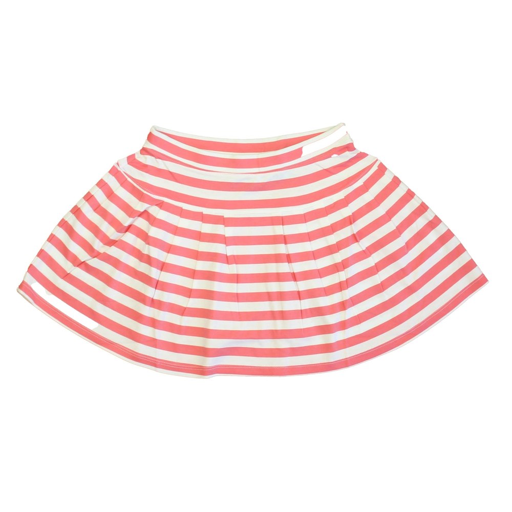 Classic Prep Girls Sunkissed Coral Stripe Skirt Size: 6-14 Years 7806011965500