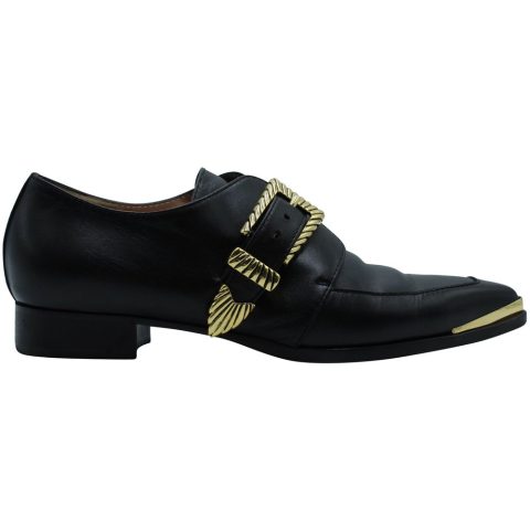 Alberta Ferretti Oxfords in Black Leather 7833693225020