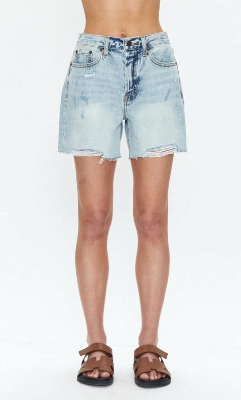 Women’s Devin High-Rise Jean Shorts In Saint Tropez 7707830812732