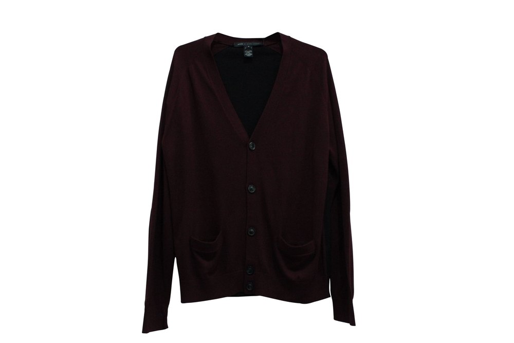 Marc by Marc Jacobs Colour Block Cardigan in Multicolor Silk 7833704824892