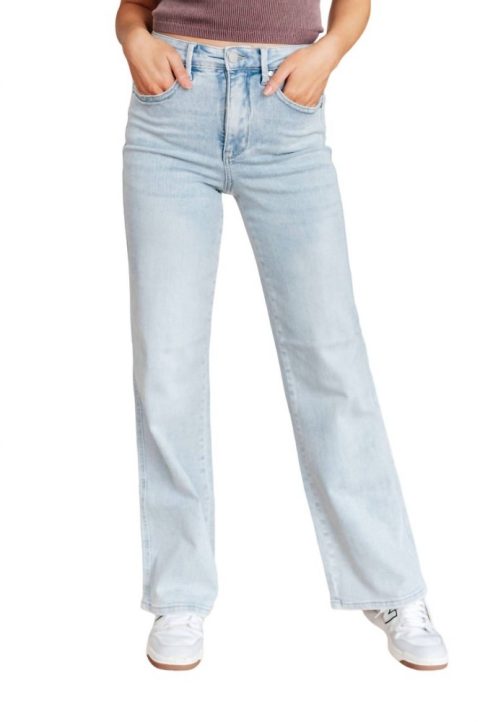 High Rise Control Top Straight Jeans In Vintage Wash 7707831271484