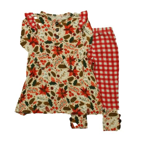 Gigi and Max Girls Pink Floral 2-piece Pajamas 7806013440060
