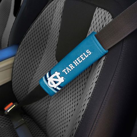 Fanmats North Carolina Tar Heels Team Color Rally Seatbelt Pad – 2 Pieces