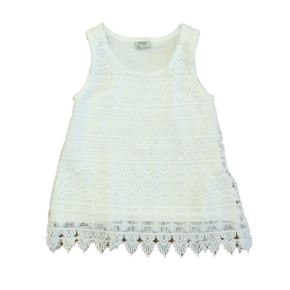 Mayoral Girls White Tank Top 7806015504444