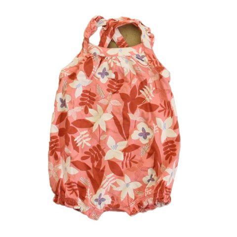 Tea Girls Pink Floral Romper 7806016028732