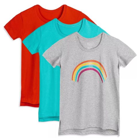 Mightly Girls Turquoise | Rainbow | Red T-Shirt 7806016782396
