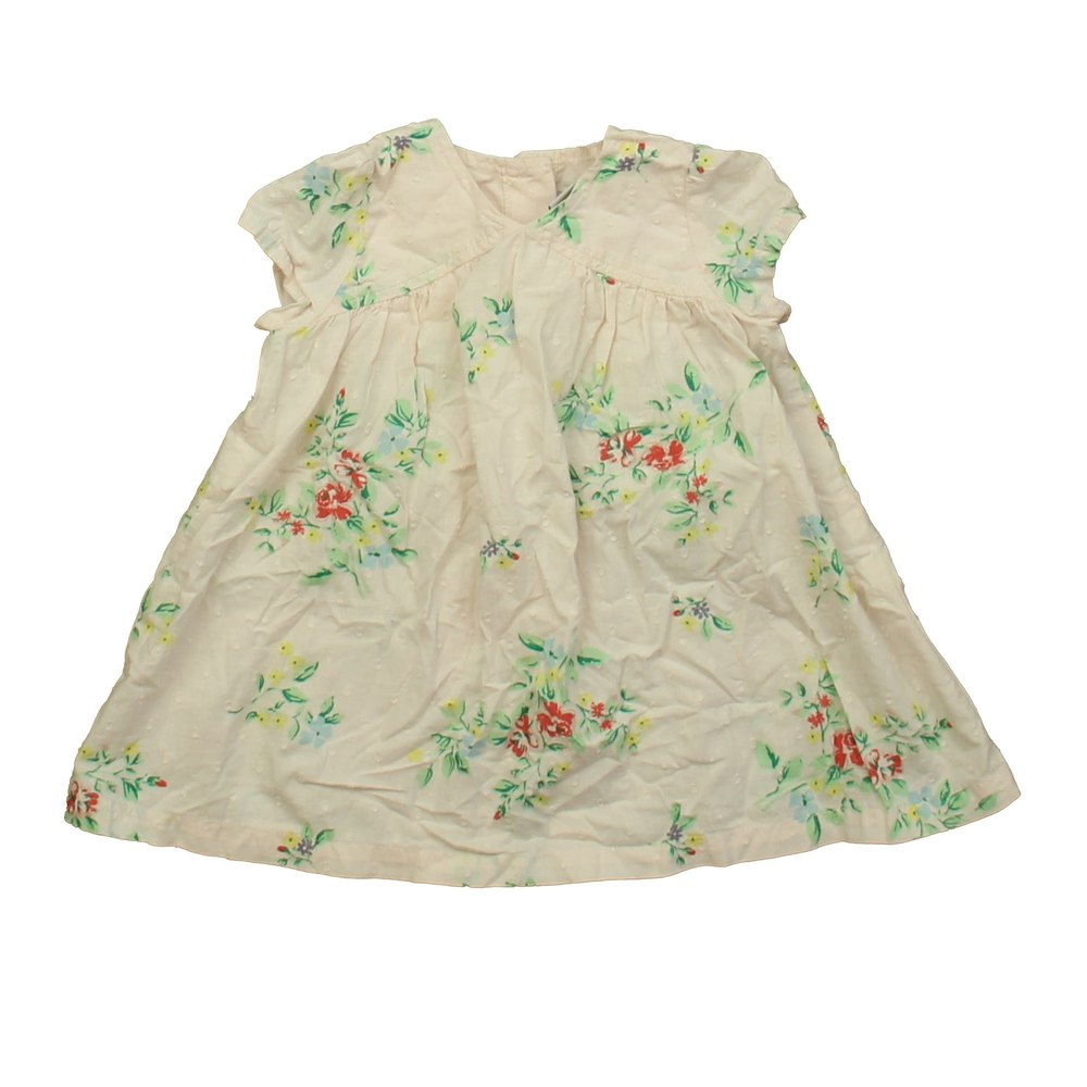 Petit Bateau Girls Pink Floral Dress 7806017765436