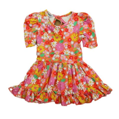 GirlHood Girls Pink Floral Dress 7806019305532