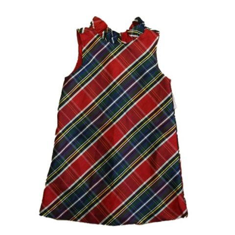 Crown & Ivy Girls Red | Green Plaid Dress 7806020550716