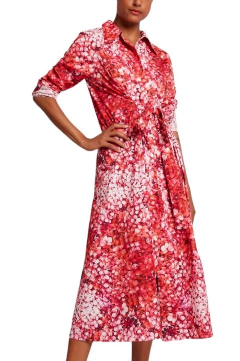 Oscar Dress In Pink Clouds 7707833598012