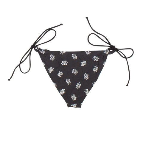 Black Bandana Print Bikini Bottom