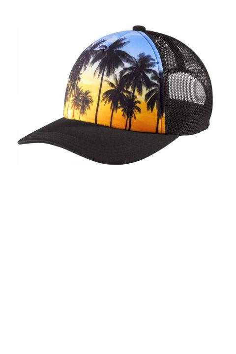 Port Authority Photo Real Snapback Trucker Cap. C950