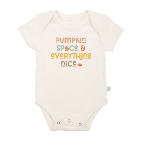 graphic bodysuit | pumpkin spice nice