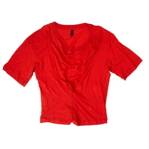 Unravel Project Knot Detailed T-Shirt – Red