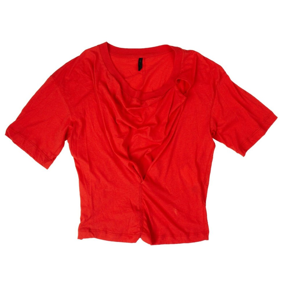 Unravel Project Knot Detailed T-Shirt – Red