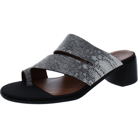 Karyl 2 Leather Snake Print Heels