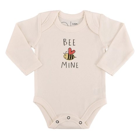 long sleeve graphic bodysuit | bee mine